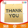Thankful wood stamps square shape